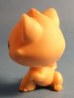 Authentic Hasbro Littlest Pet Shop Lps  1035 Yellow Short Hair Cat W  Blue Eyes