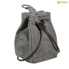 Medieval Pouch Suede Leather Belt Bag Renaissance Cosplay Costume Accessory