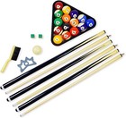 Versatile Billiard Accessory Set  16 Billiard Balls And Two Cue Sticks Included