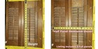 3 Pairs For 3 Windows Wood Interior Louver Window Shutters Vtg Style