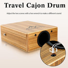 Cajon Drum Box High-quality Zebra Wood With Steel Strings Portable For Musician