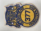 Vintage Teamsters 377 Youngstown ohio Embroidered Patch    