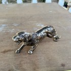 Vtg solid Brass Cast Saber Toothe Figurine Figural Paperweight 8 X 3 5x 2  24 Oz