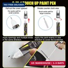 Xna Platinum White Pearl nh-883p  For Acura Touch Up Paint  2 In 1 Car Scratch R