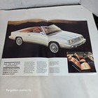 1982 Chrysler Lebaron Convertible Color Original Brochure 