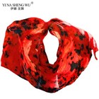 Belly Dance Silk Veil Practice Props 5mm  Veil Belly Dance Shawl Wraps Gradient