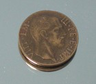 1942 Italy 5 Centesimi Victor Emmanual World Coin  - 106