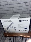 Mount-it  Dual Arm Computer Monitor Desk Mount Stand W usb Ports Silver Mi-2762