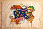 Vtg Nintendo Super Mario Bros  zelda Standard Pillow Case 1988-19 5x29 5-rare