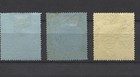 Bermuda 1938 on Key Plates 2 - Blue  2 6   5 - Nice Shades Good fine Used