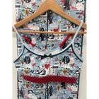 Strawberry Western Set Women Size Medium Art To Wear Blue Festival