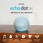 Amazon Echo Dot  5th Gen  Smart Speaker With Alexa And Clock Cloud Blue