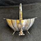Sterling Silver Candy Dish Basket Sheffield Georgian Style Walker   Hall 206gr