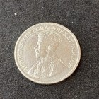 1917-c Newfoundland 25 Cents Quarter 0 9250 Silver Asw 0 1734 Oz Free Shipping