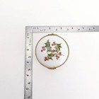 Atelier Le Tallec  For Bonwit Teller Porcelain Holly Lidded Trinket Box Limoges