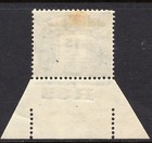 1924 1 - Deep Blue Postage Due Kgv Wmk  r32  Control  Sg D17