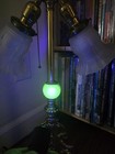 Vintage Uranium Glass Milcast Lamp