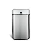 Stainless Steel Trash Can 21 Gallon Touch Free Automatic Sensor Infrared Kitchen