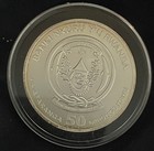 Rare - 2012 Rwanda Wildlife Series Rhino - 1oz Silver