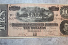 Civil War Confederate Richmond V a  1864   10 00 Note Ungraded  2