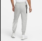 New Nike Tech Fleece Joggers Slim Fit Heather Grey Dm6480-063 Mens Sizes