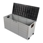 Outdoor Storage Deck Box  Large Chest Bin  Patio Garden 75gal Container Lockable