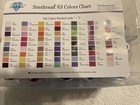 Simthread Machine Embroidery Thread Polyester 63 Colors   Plastic Storage