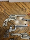 Vtg 1950s-1970s Large Lot Of Cap Guns Various Brands All Parts repair Hubley 