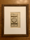 Antique Original Islamic Prayer Manuscript calligrahy Illuminated On Paper