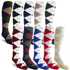 Golf Knickers Colorful Knee High Argyle Cotton Socks For Men A-z