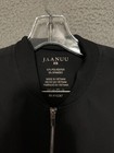 Jaanuu Scrub Jacket Womens Xs Black Full Zip Stretch Pockets C94038