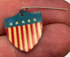 Celluloid Wwi Era 5 Star American Flag Stick Pin World War I Patriotic Antique