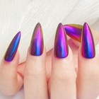 Chameleon Chrome Nail Powder  Color-shift Nail Powder Pigment Glitter Dust Ma   