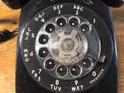Vintage Black Rotary Phone Bell System Home Desk Telephone Western Electric