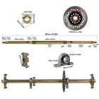 32  Go Kart Rear Live Axle Kit 5  Wheels Steering Brake Assembly Drift Trike Atv