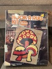 Vintage Hook-a-rug Kit Malina Mushrooms Wall Hanging 20x27 Acrylic Yarn Usa
