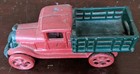 Antique 1920 Cast Iron Arcade Model T Ford Stake Bed Truck Toy Moveable Wheels