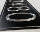 Engraved Personalized Custom House Home Number Street Address Metal 11x4 Sign