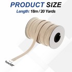 Non-slip Elastic Band 3 8  X 20 Yards Skin Color Silicone Grip Band