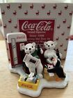 Lot Of 4 Coca cola Christmas Collectible   s 3 -  Ornaments   1 - Magnet Mib