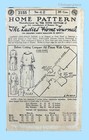 Ladies Home Journal 3155  1920s Uncut Misses Dress Sz 42b Vintage Sewing Pattern