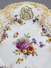 Rare Kpm Berlin Hand Painted Flowers Royal Antique