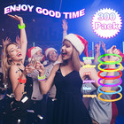 300 Pack Glow Sticks Bulk glow Sticks Party Pack Neon Glow Stick Necklaces With 