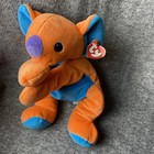 1998 Ty Pillow Pals Collection Orange blue Kolala Koala Bear Plush 13 