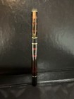 Vintage Waterman Laureat Rollerball Pen     Red   Black Marble     Gold Trim