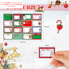 160pcs Christmas Tags Labels  16 Design Self 1 6   2 3 Inch  Multicolor 