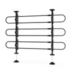 Dog Car Barrier Adjustable Metal Universal Fit Vehicle Suv Pet Divider Safe Gate