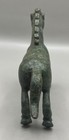 Antique Bronze Green Horse Figurine Sculpture 4 25   