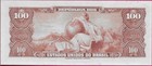 Brazil 100 Cruzeiros 1964 Unc Serie 1560a valor Legal 1st Print tesouro Nacional