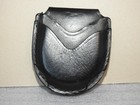 Black Leather Duty Shield Holder For A Belt By Jay-pee